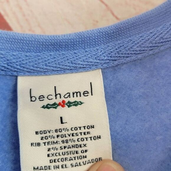 Bechamel Christmas Silent Night sweatshirt L - Picture 4 of 4